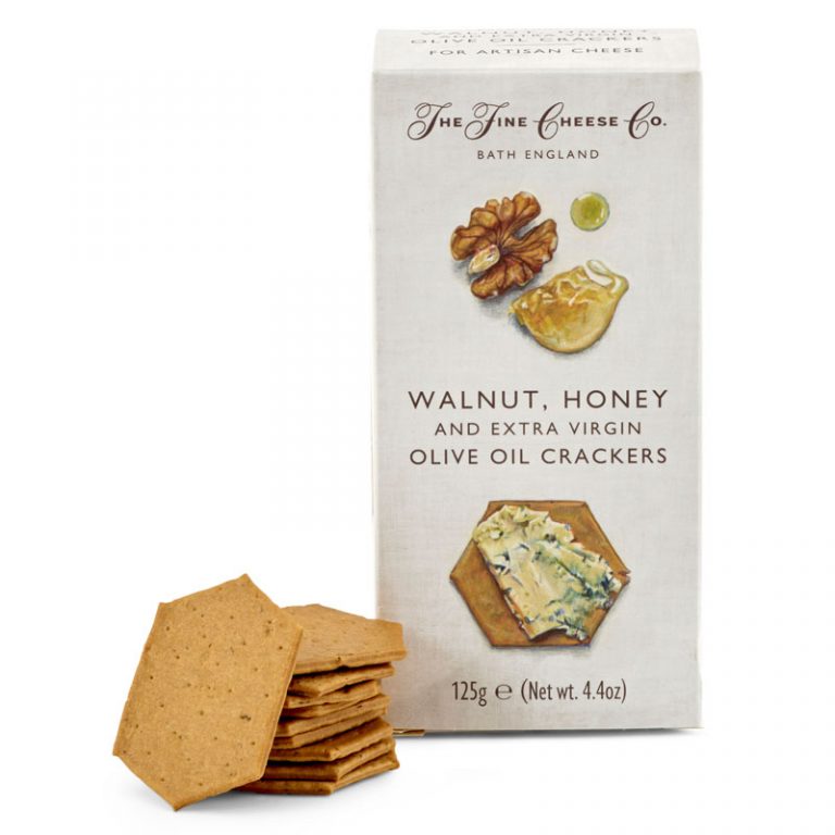 The Fine Cheese Co. Extra Virgin Olive Oil and Sea Salt Crackers 125g