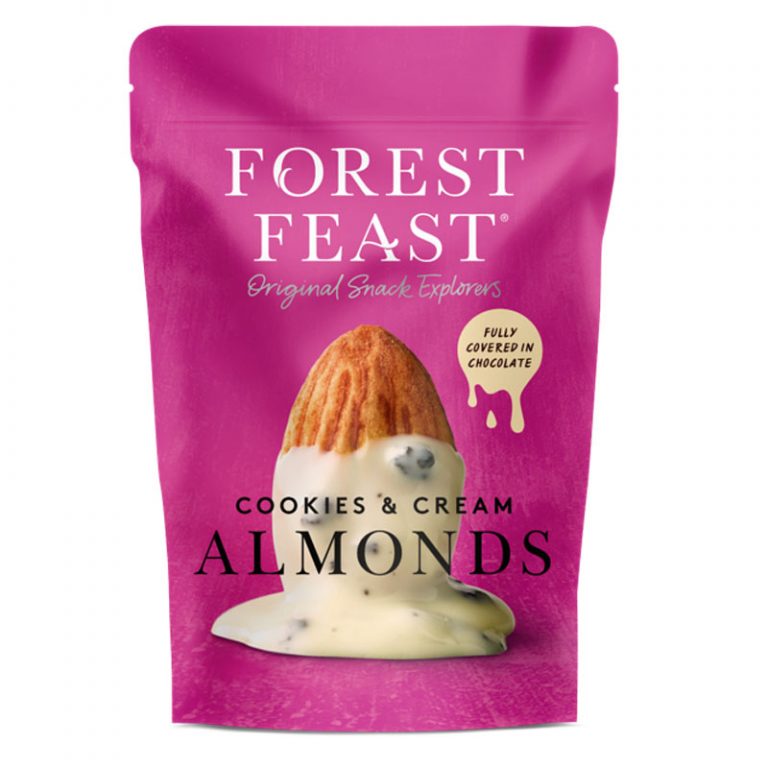 Forest Feast Almonds With White Chocolate And Cookie Nuggets 120g