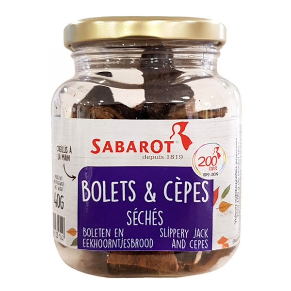 Cogumelos Boletos e Porcini Secos Sabarot 40g