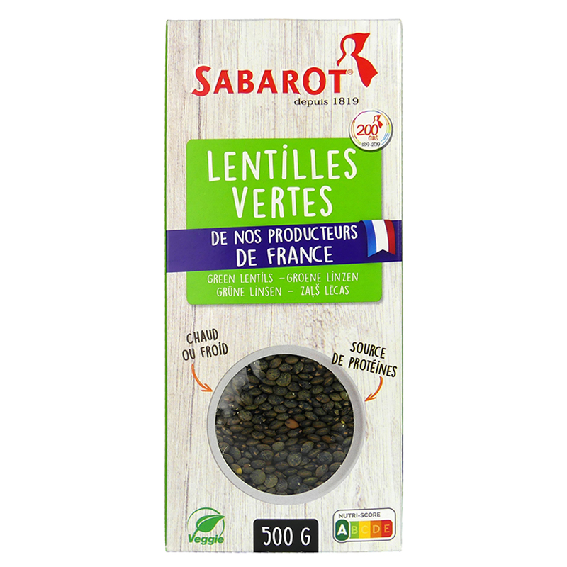 Lentille verte - Sabarot - 1kg