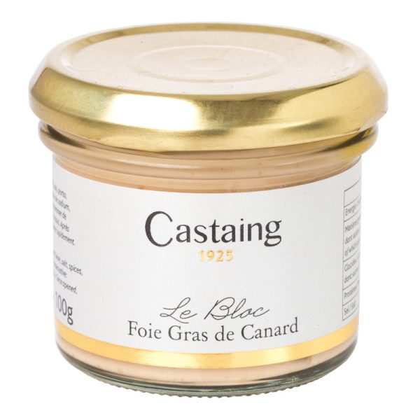 Bloco de Foie Gras de Pato em Frasco Castaing 100g