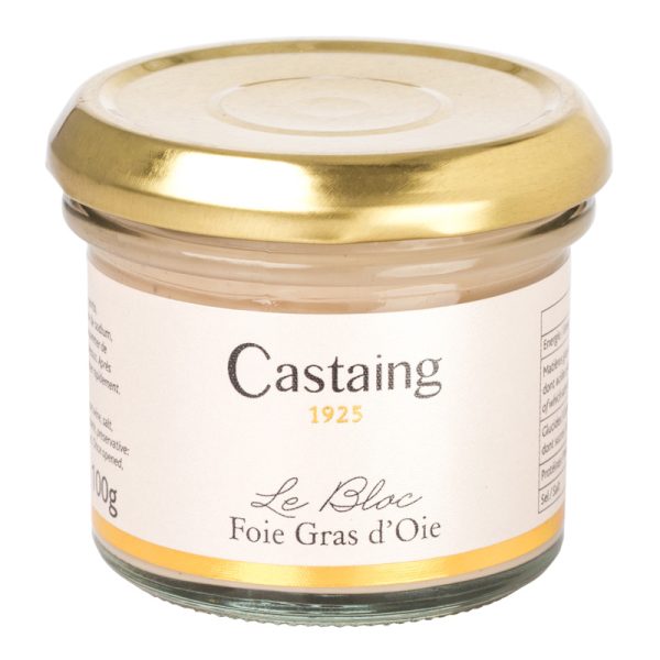 Castaing Block of goose liver 100g