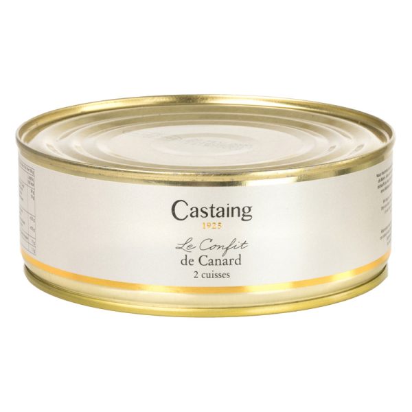 Castaing Duck confit legs - Tin 2 legs 820g