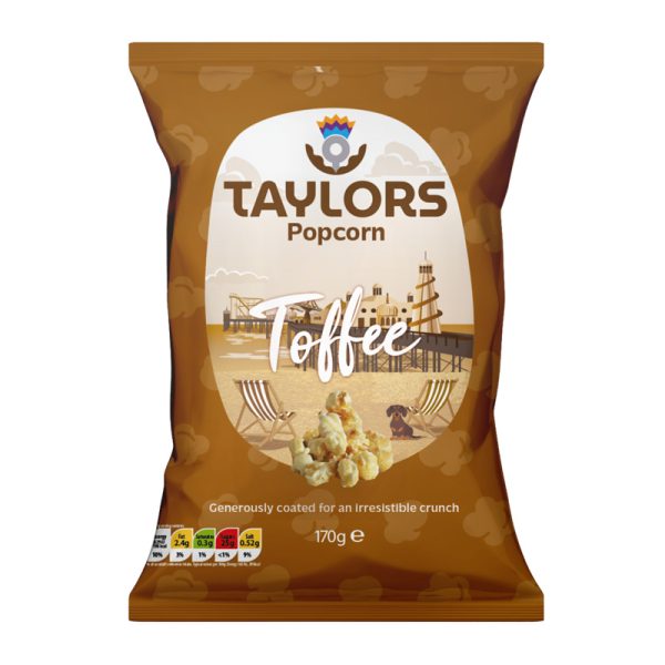 Pipocas com Cobertura de Caramelo Taylors Snacks 170g