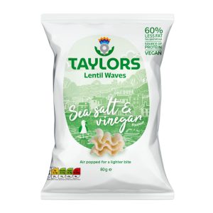 Chips de Lentilhas Ondulados com Sal e Vinagre Taylors Snacks 80g