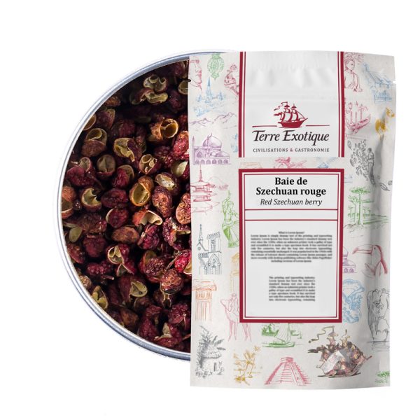 Bagas de Szechuan Vermelhas Terre Exotique 500g