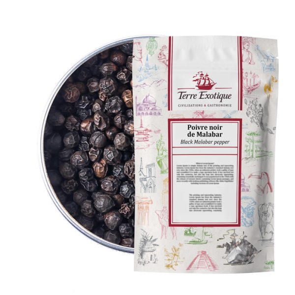 Terre Exotique Black Malabar Pepper 1kg