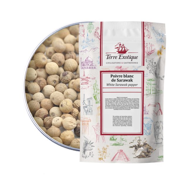 Terre Exotique White Sarawak Pepper 1kg