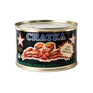 Chatka King Crab 100% Legs in Tin 185g