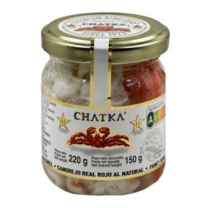 Chatka King Crab 60% Legs in Jar 220g