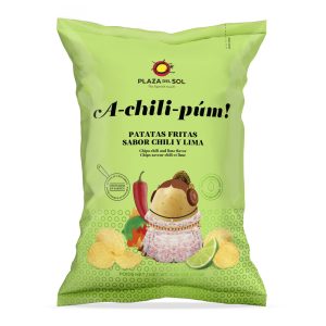 Plaza del Sol Potato Chips with Chili and Lime Flavor 115g