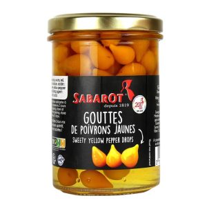 Pimentos Biquinho Amarelos em Frasco Sabarot 190g