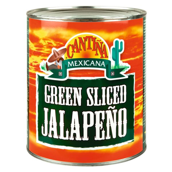 Pimentos Jalapenos Verdes Fatiados Cantina Mexicana 2750g