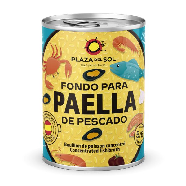 Plaza del Sol Concentrated Fish Broth for Paella 410g