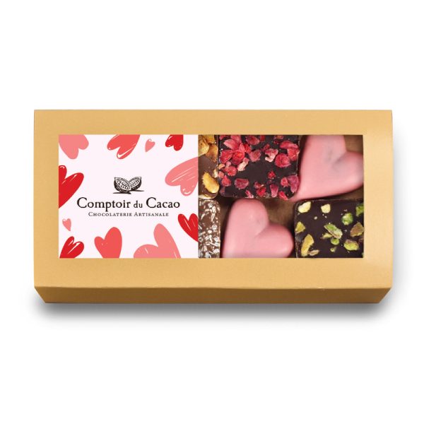 Comptoir du Cacao Praline and Heart Chocolates 75g